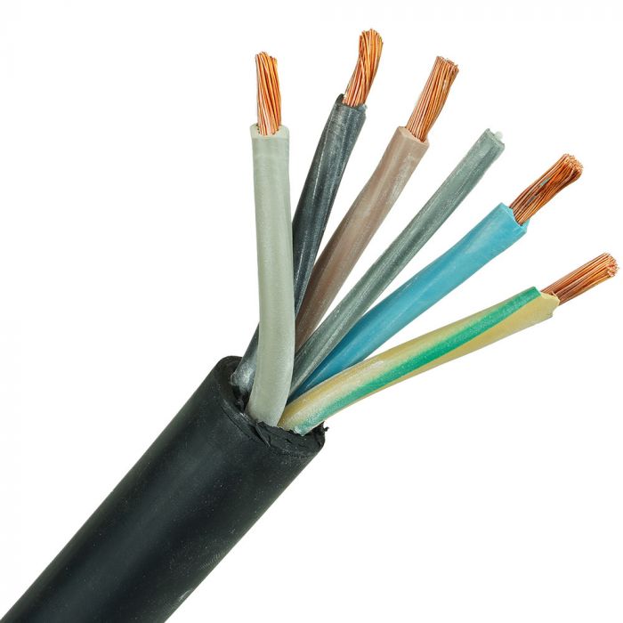 neopreen kabel H07RNF 5x25mm2 per meter