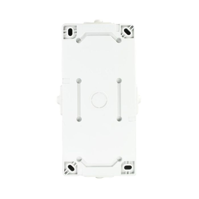 Lucande Corban sokkellamp, grijs, sensor, stopcontacten, IP44