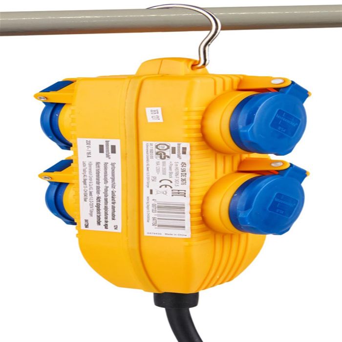 BRENNENSTUHL verlengsnoer met Powerblock 5 meter H07RN-F 3x1.5 met