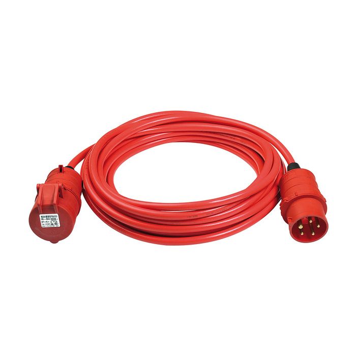 Brennenstuhl BREMAXX® Verlängerungskabel (5m Kabel in orange, für den