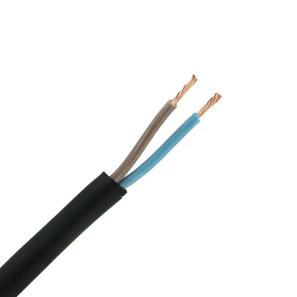 Neopreen kabel H05RR-F 2x0.75 per rol 100 meter