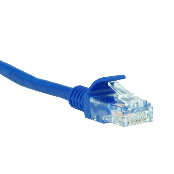 EMhub CAT 5e netwerkkabel 0.25 meter blauw