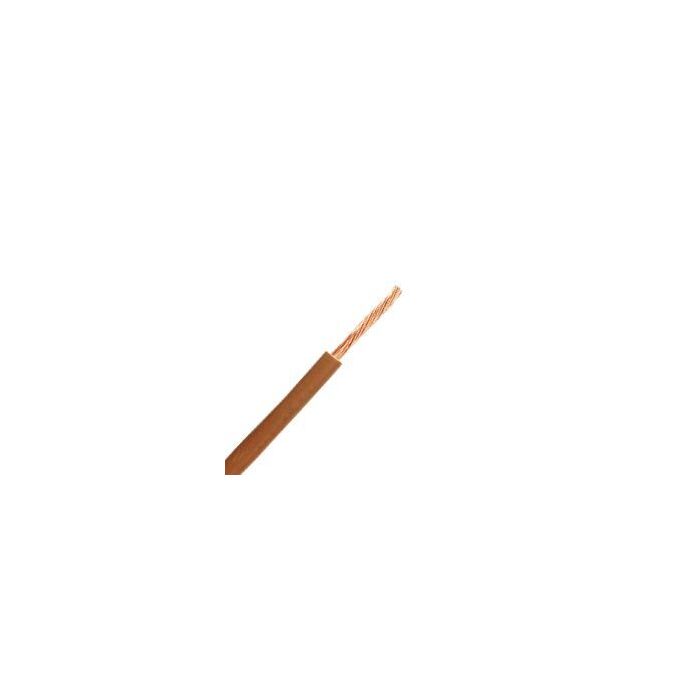 Helukabel montagedraad VDS 0.50mm2 (H05V-K) 70° bruin - per rol 100 meter (29084)