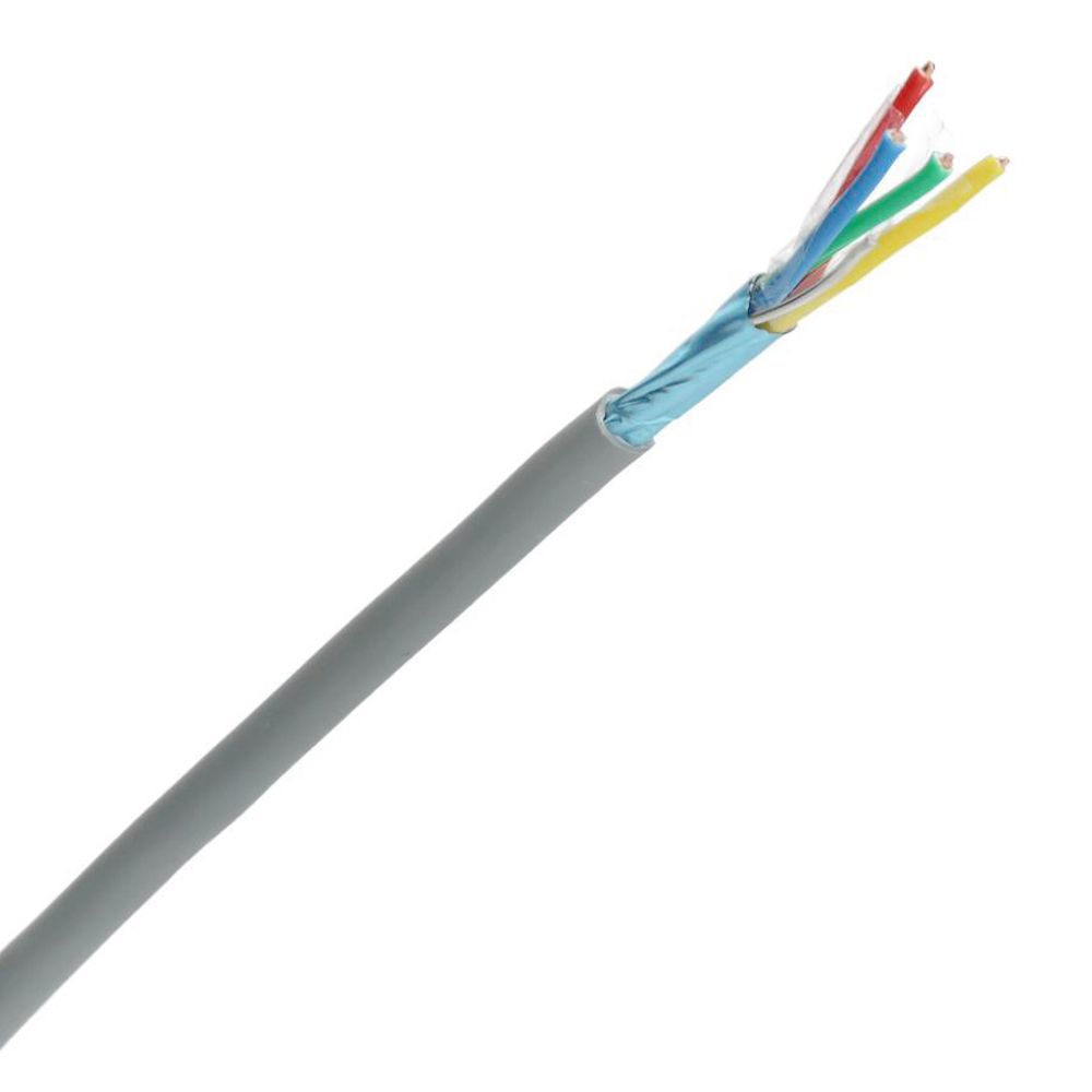 Rood koper gevlochten afgeschermde kabel 4 x 0,35 - CPRC4035