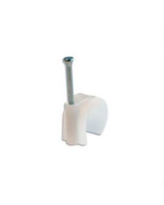 Newlec Spijkerclip 16-19mm transparant kunststof per 100 stuks (HPCPVC16-19CLR)