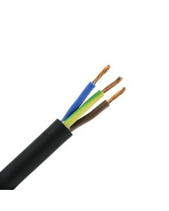 neopreen kabel H05RR-F 3x0,75 per rol 100 meter