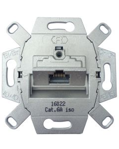 Universele data wandcontactdoos UAE inbouw basiselement UTP 1-voudig Cat6A (39070)