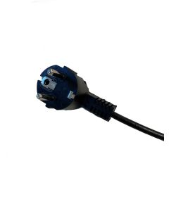 HK / HAKA netsnoer met schuko stekker 3x0.75mm2 2 meter zwart (517400014)