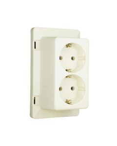 ABB HAF 2-voudige wandcontactdoos voor 3611 creme (3611W2)
