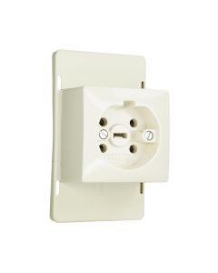 ABB HAF lasdoosdeksel met perilex stopcontact (3611W1-P)