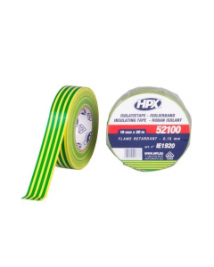 HPX isolatietape 19mm x 20 meter geel/groen (IE1920)