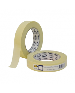 HPX afplaktape 25mm x 50 meter crème (MA2550)