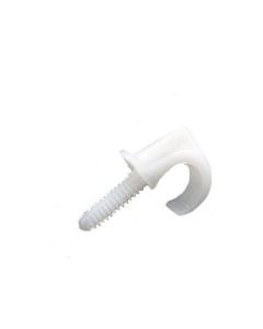 Newlec plugclip 16-19mm enkel transparant per 100 stuks (HPC16-19S-NAT)