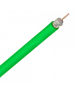 Bedea Telass100 coax kabel PE groen per meter (14290300)