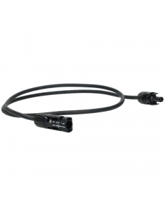 Solar kabel 6mm2 zwart 1 meter met MC4 connectoren