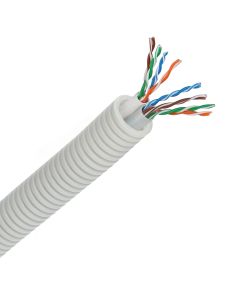 Snelflex flexibele buis 2x data U/UTP CAT-5e - 20mm per rol 100 meter (SFUTP5E/2)