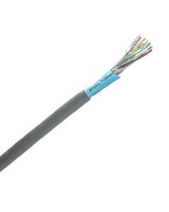 Signaalkabel 8x2x0,8 mm grijs - per meter