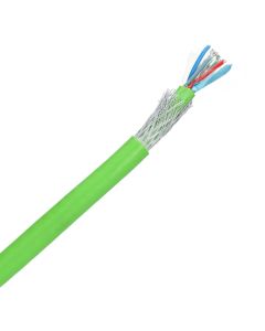 Signaalgrondkabel 1x4x0,8 mm groen - per meter