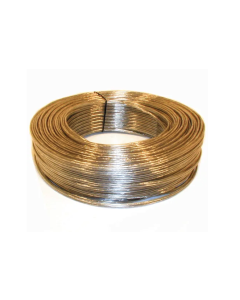 VMVL kabel 2x0,75 - afgeplat goud per rol 100 meter (16251)