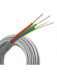 Dynamic thermostaatkabel 4x0.8mm2 grijs per rol 100 meter