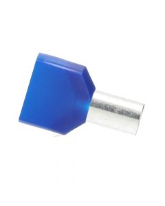 SOLAR twin adereindhuls geïsoleerd 2x16mm2 hulslengte 14mm blauw - per 100 stuks (1505169)