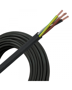 Helukabel VMVL (H05VV-F) kabel 4x0.75mm2 zwart per rol 100 meter