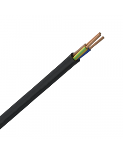 Helukabel VMVL (H05VV-F) kabel 3x0.75 mm2 zwart per meter