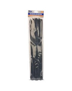 Bundel bandje zwart 4,8x450mm per 100 stuks