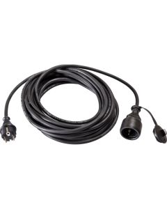verlengkabel 25 meter H07RN-F Neopreen 3x1,5 met Schuko en contrastekker