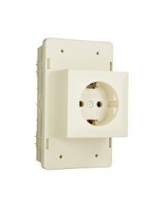 Power deksel met 1-voudig stopcontact voor universele lasdoos - wit (2071.000)