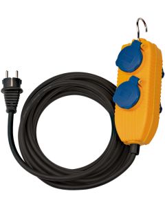 BRENNENSTUHL verlengsnoer met Powerblock 10 meter H07RN-F 3x1.5 met Schuko - zwart (1151740010)