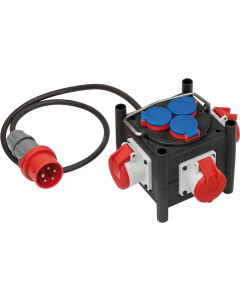 BRENNENSTUHL stroomverdeler 6-voudige 16A 5-polig 400V IP44 (1153680100)