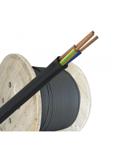 Helukabel VMVL (H05VV-F) kabel 3x2.5mm2 zwart per rol 500 meter