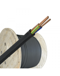 Helukabel VMVL (H05VV-F) kabel 3x2.5mm2 zwart per haspel 500 meter