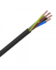 Helukabel VMVL (H05VV-F) kabel 5x2.5mm2 zwart per meter
