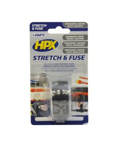 HPX stretch & fuse 25mm x 3 meter zwart (SZ2503)