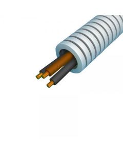 Snelflex flexibele buis VD draad 1x2.5 en 2x1.5mm - 16mm rol 100 meter (SF25/2x15Z)