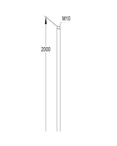 Niedax Kleinhuis draadstang M10/2000 met moeren - per 25 stuks (150814)