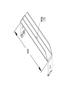 Niedax Kleinhuis kabelgoot ophangbeugel voor 150mm breed (161637)