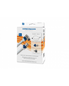 Hirschmann Multimedia aansluitset 4114 voor versterkerkabel - 4 x quick f-connector & 2 x afsluiting (695020495)