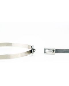 WKK tie wrap staal(304) ongecoat 7,9x200mm (17012771)