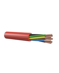 Brandmeldkabel 2x0,8 mm rood - per meter
