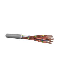 Signaalkabel 16x0,8 mm grijs - rol van 100 meter
