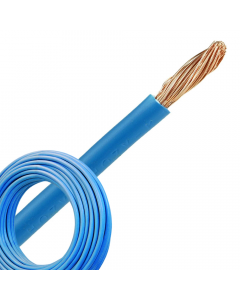 Aansluitdraad 2.5 mm2 blauw per 10 meter
