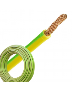 Aansluitdraad 2.5 mm2 geel/groen per 10 meter