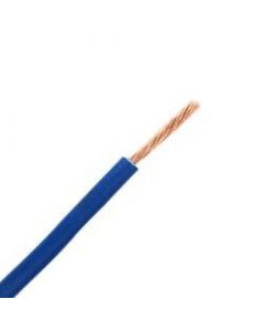 Montagedraad VDS 0.50 mm2 H05V-K blauw per rol 100 meter