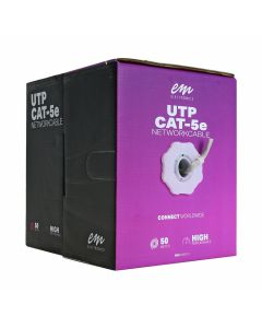 EMhub UTP CAT5e kabel doos rol 50 meter