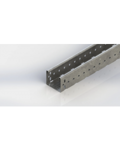 Niedax RLUC kabelgoot gesloten staal 60x70mm (HxB) - lengte van 3 meter (160159)