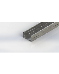 Niedax RLUC kabelgoot gesloten staal 60x100mm (HxB) - lengte van 3 meter (160151)