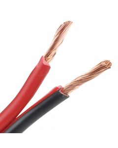 Helukabel luidsprekerkabel 2x1mm2 zwart/rood per rol 100 meter
